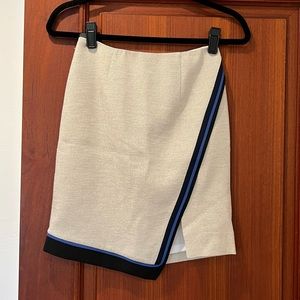 NWOT Beige tweed Mini Skirt